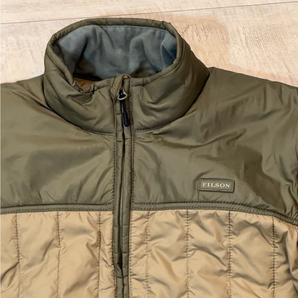 Filson Men’s Ultralight Primaloft Insulated Front Zip Jacket Size Large - Picture 4 of 9